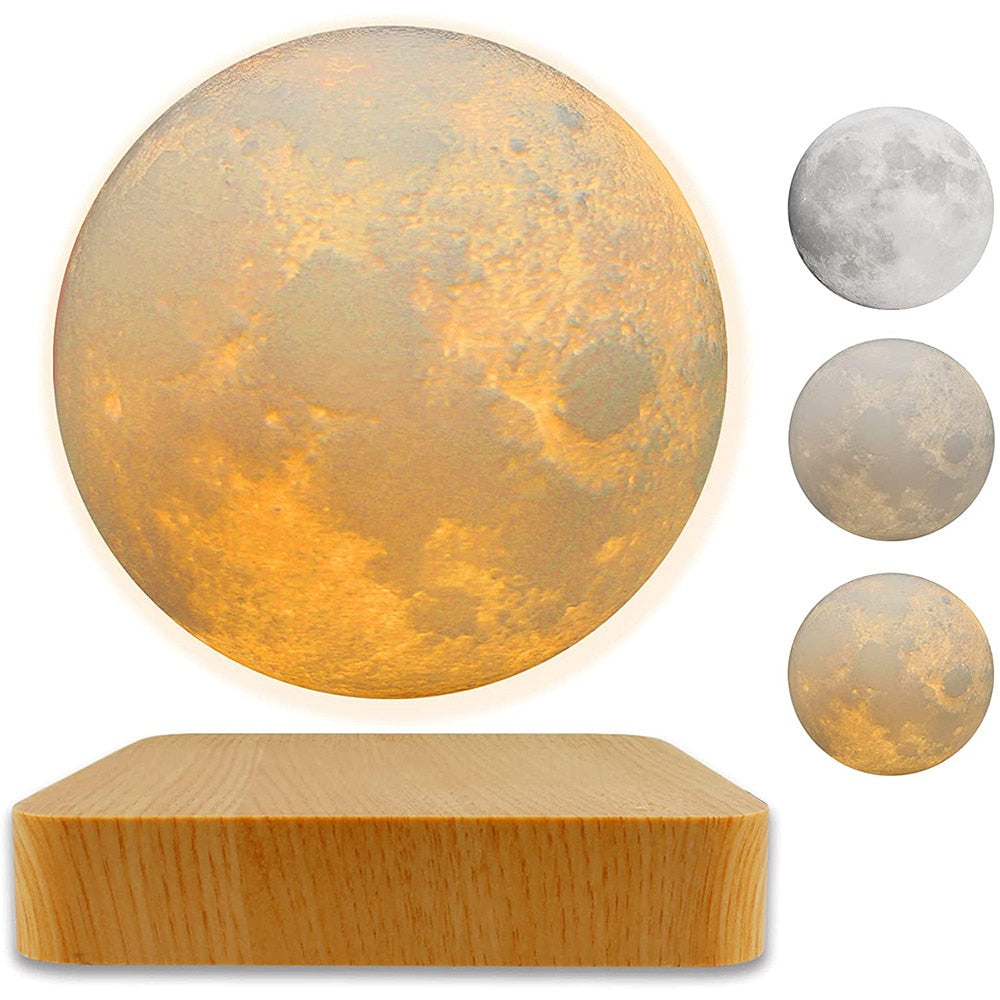 3D Print Floating Moon Night Light