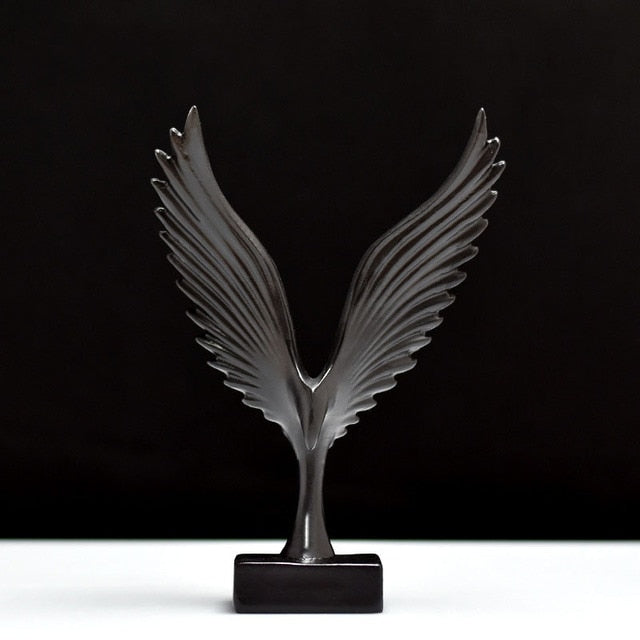 Resin Wing Sculpture Nordic Home Decor