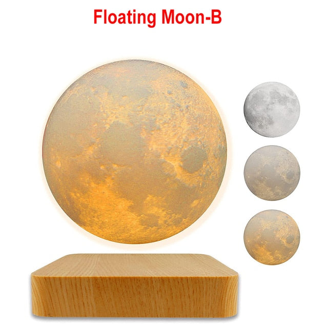 3D Print Floating Moon Night Light