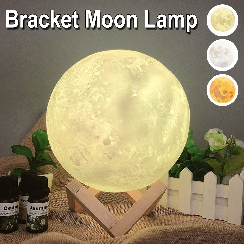 3D Print Floating Moon Night Light