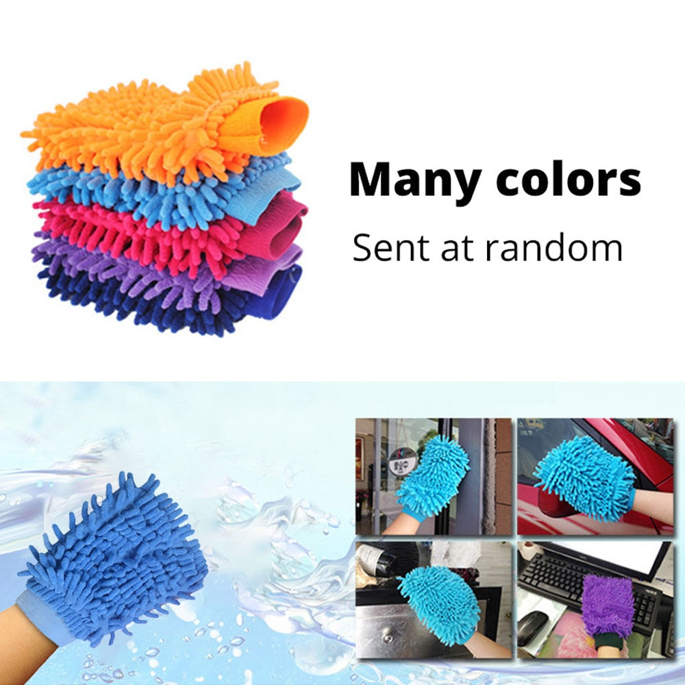 Microfiber Car Wash Sponge Mitts