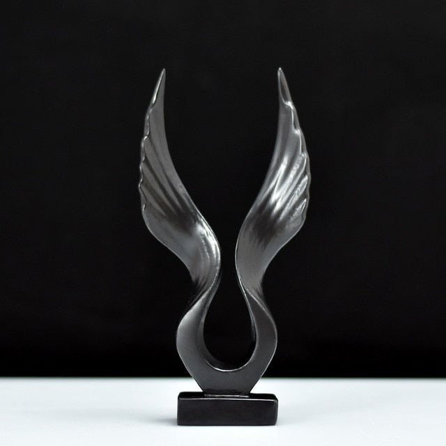 Resin Wing Sculpture Nordic Home Decor