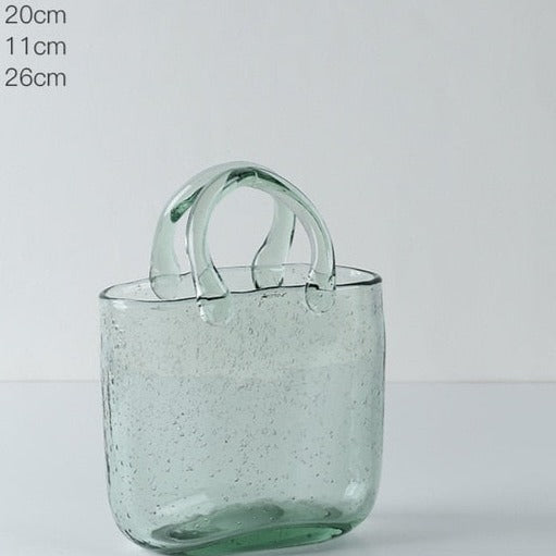 Handbag Glass Vase