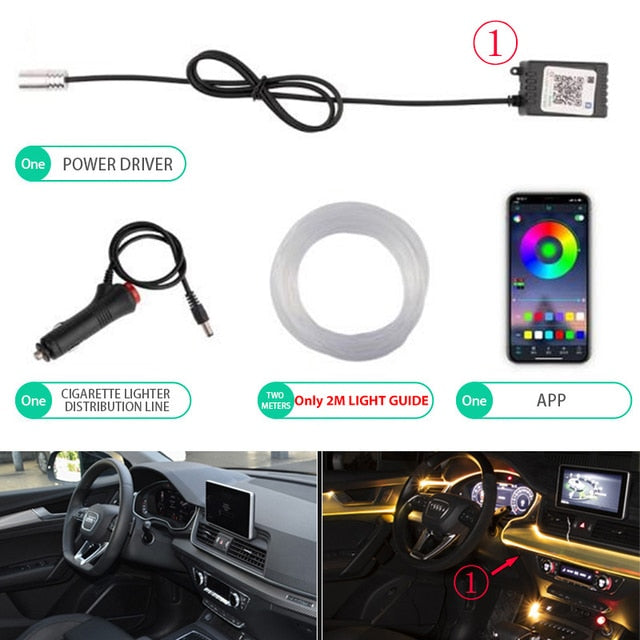 Neon Car LED Interior Lights RGB