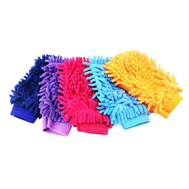 Microfiber Car Wash Sponge Mitts