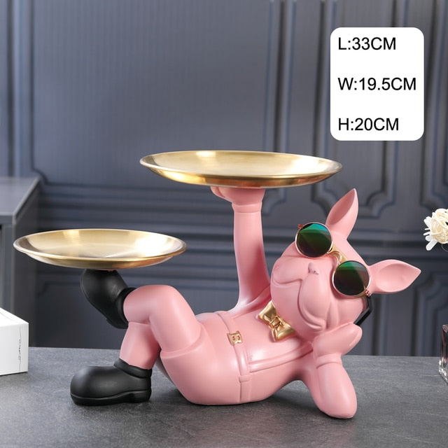 Resin Décor Dog Statue