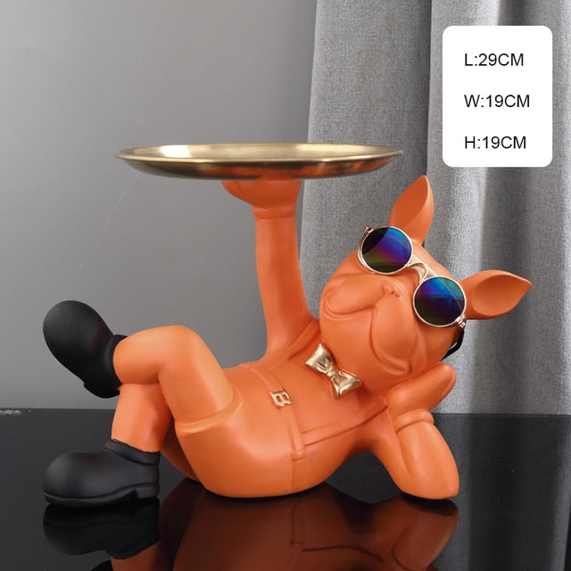 Resin Décor Dog Statue