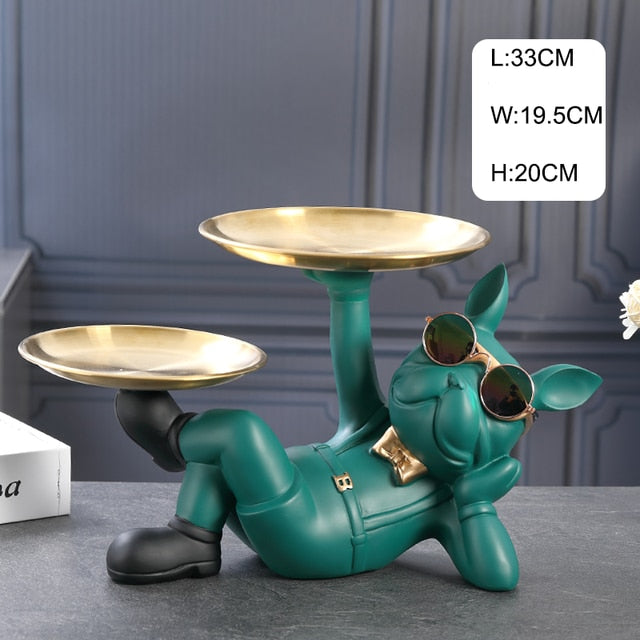 Resin Décor Dog Statue