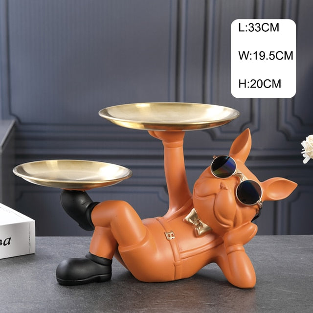 Resin Décor Dog Statue