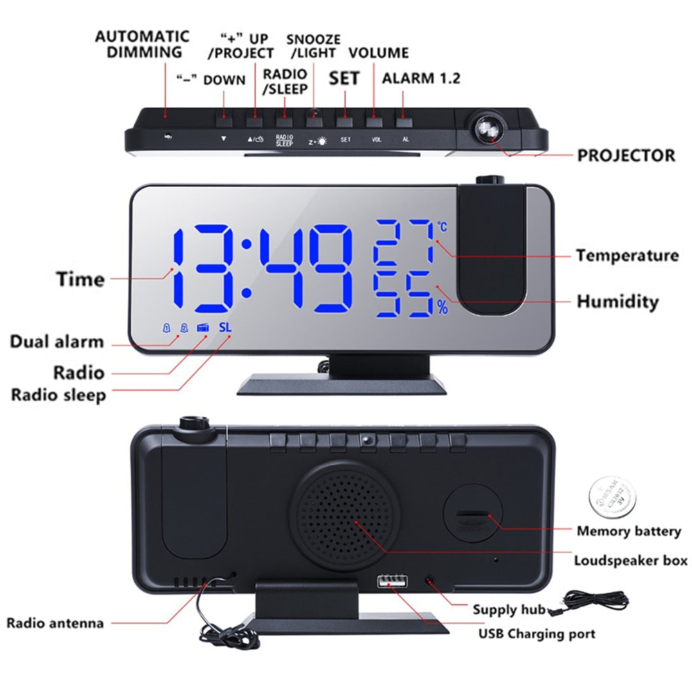 Projector Alarm Clock