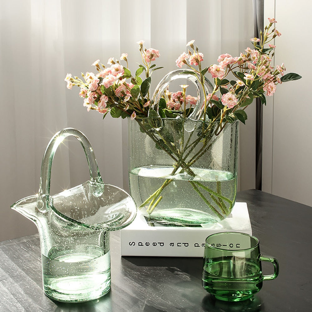 Handbag Glass Vase