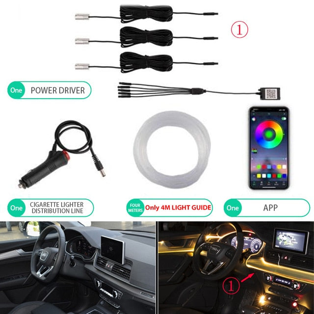 Neon Car LED Interior Lights RGB