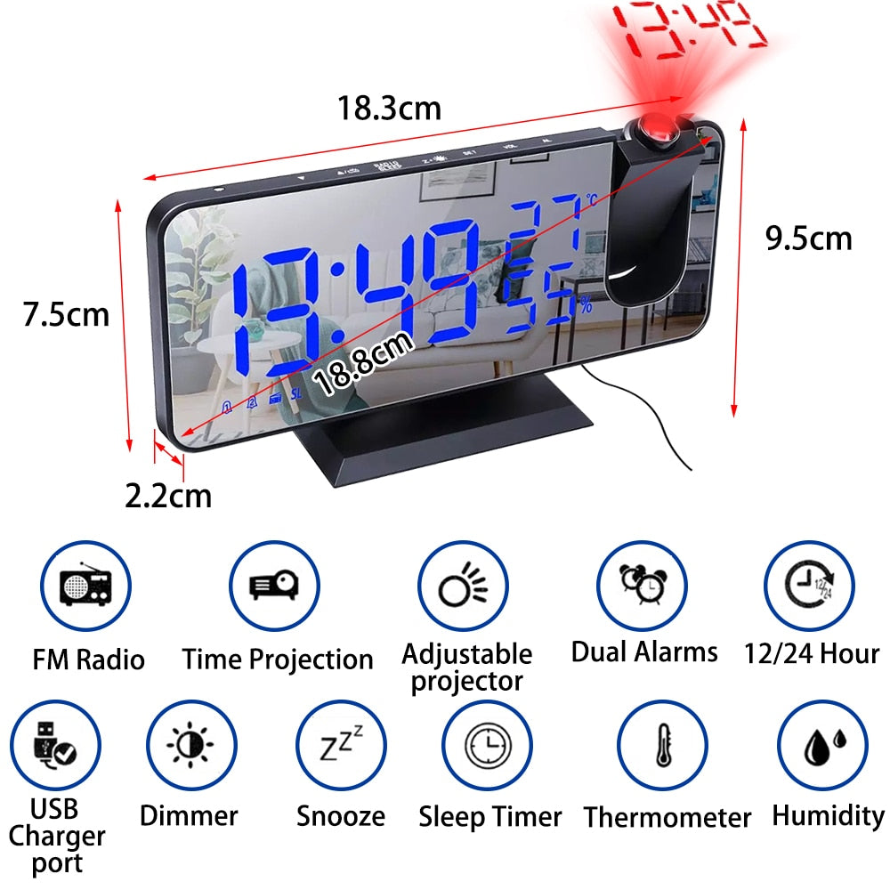 Projector Alarm Clock