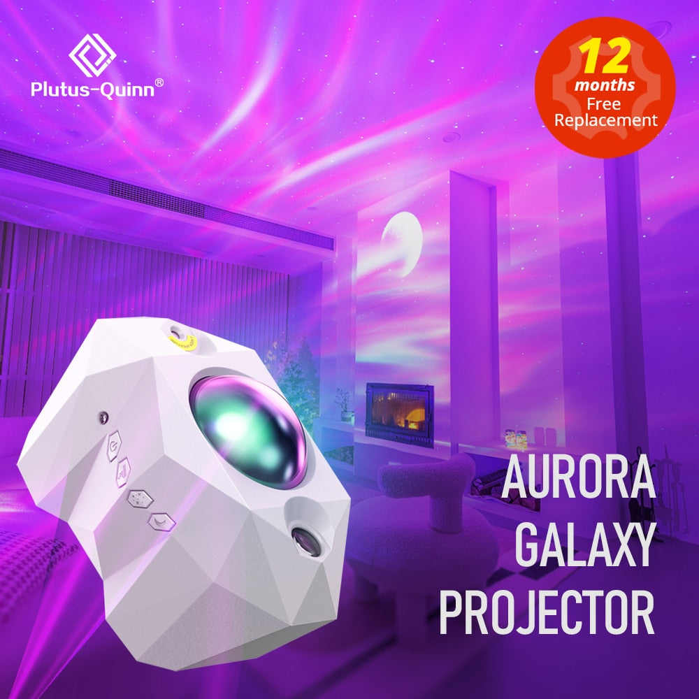 Aurora Borealis Moon Galaxy LED Night Light