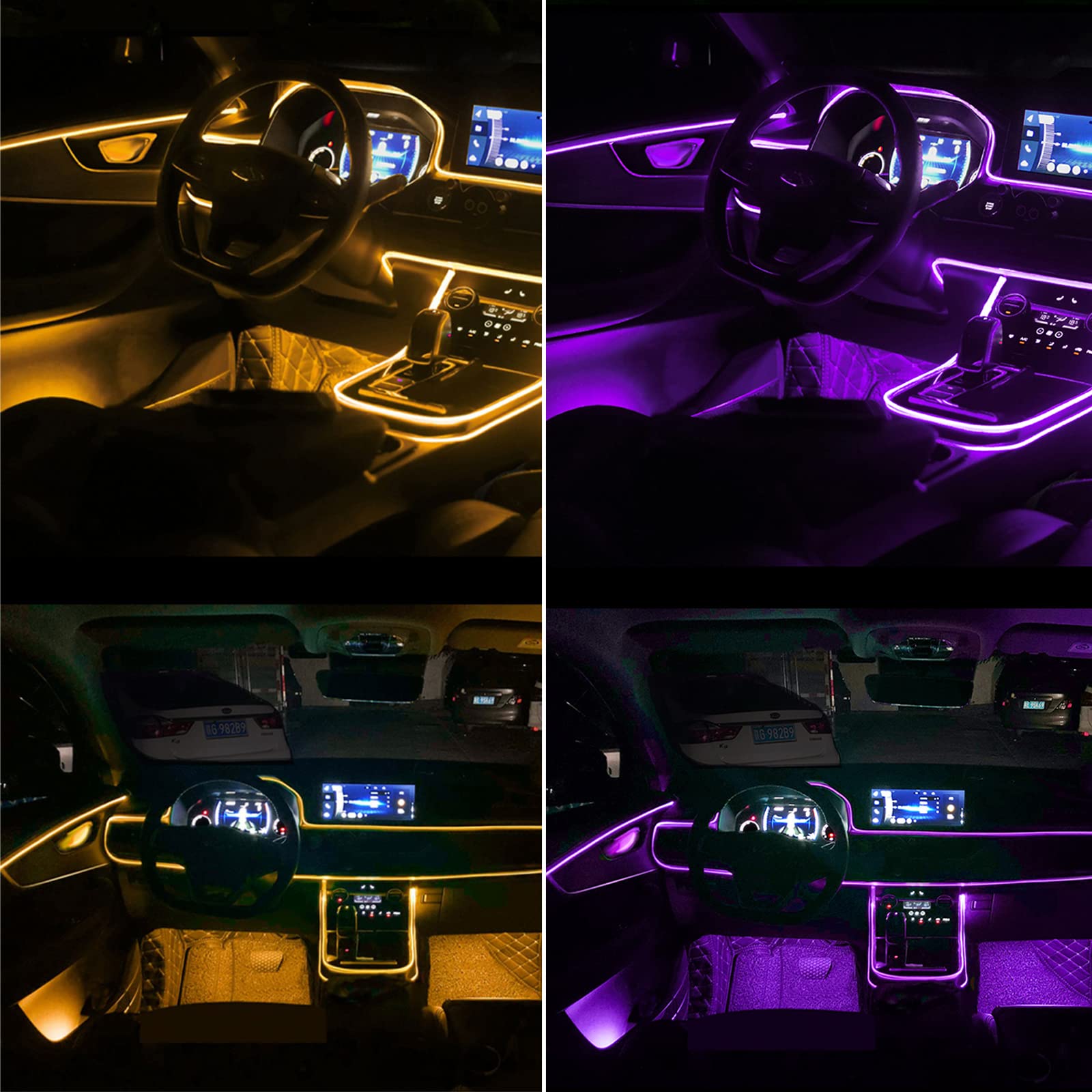 Neon Car LED Interior Lights RGB