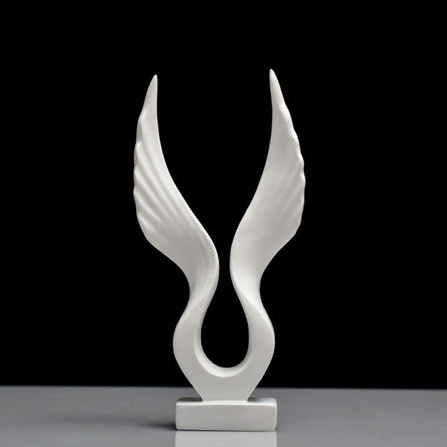 Resin Wing Sculpture Nordic Home Decor