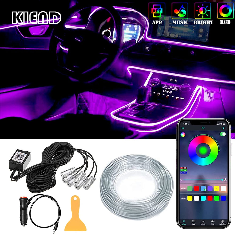 Neon Car LED Interior Lights RGB